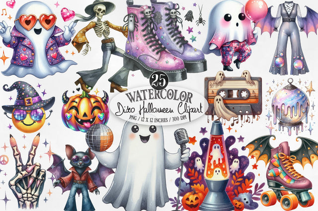 Disco Halloween Sublimation Clipart Sublimation SVGista 