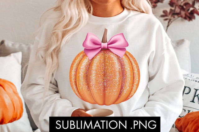 Discoball Pumpkin Coquette PNG Sublimation Sublimation Freeling Design House 