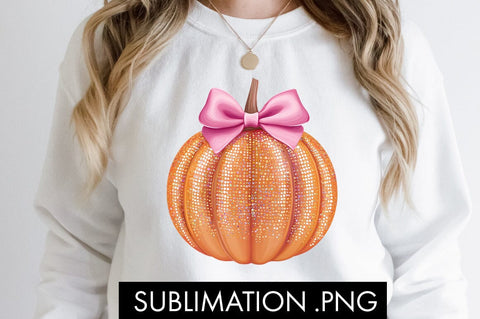Discoball Pumpkin Coquette PNG Sublimation Sublimation Freeling Design House 