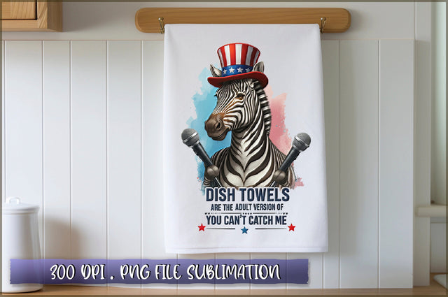 Dish towels are the adult version of you cant catch me Sublimation Sublimation Shetara Begum 
