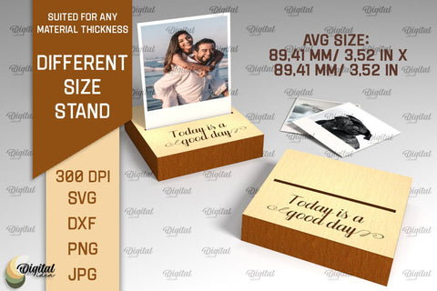 Display Stand Laser Cut Bundle. Wooden Stand SVG SVG Evgenyia Guschina 