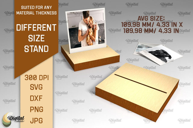 Display Stand Laser Cut. Wooden Stand SVG SVG Evgenyia Guschina 