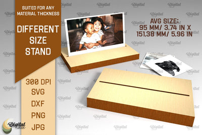 Display Stand Laser Cut. Wooden Stand SVG SVG Evgenyia Guschina 