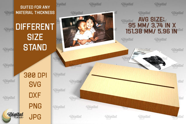 Display Stand Laser Cut. Wooden Stand SVG SVG Evgenyia Guschina 