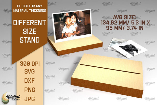 Display Stand Laser Cut. Wooden Stand SVG SVG Evgenyia Guschina 