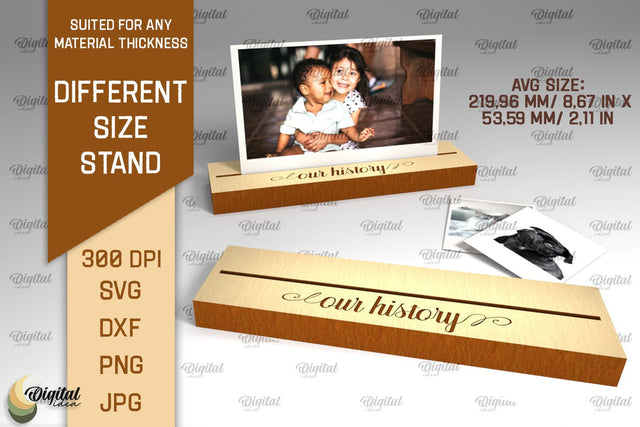 Display Stand Laser Cut. Wooden Stand SVG SVG Evgenyia Guschina 