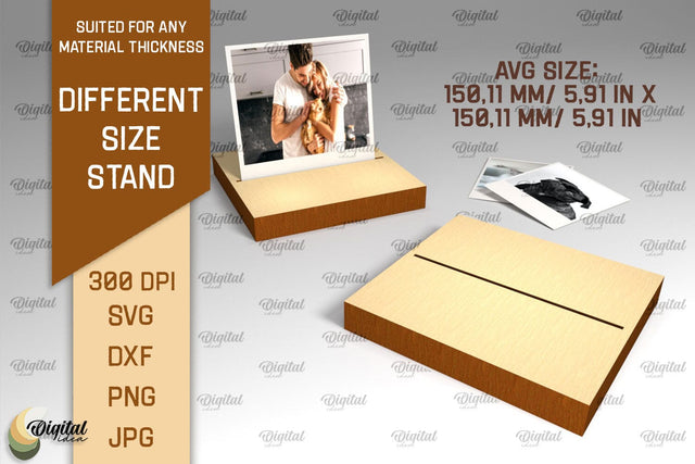 Display Stand Laser Cut. Wooden Stand SVG SVG Evgenyia Guschina 