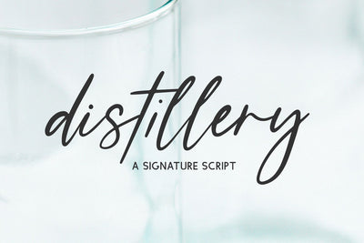 Distillery Script Font Beck McCormick 