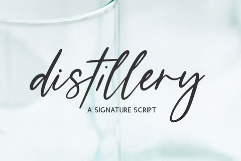 Distillery Script Font Beck McCormick 