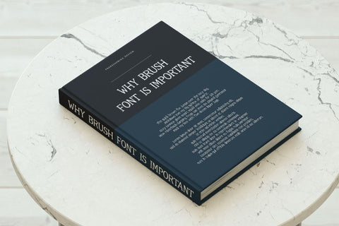 Distort Lines – Textured Brush Font Font Mozzatype 