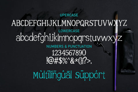 Distort Lines – Textured Brush Font Font Mozzatype 