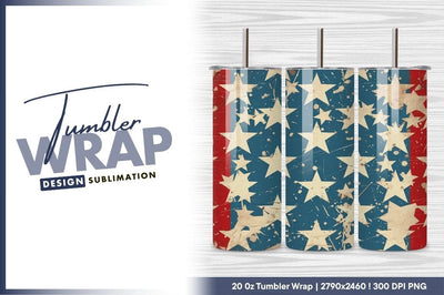 Distressed American Flag Design with Stars and Stripes Grunge Texture Sublimation Regulrcrative 