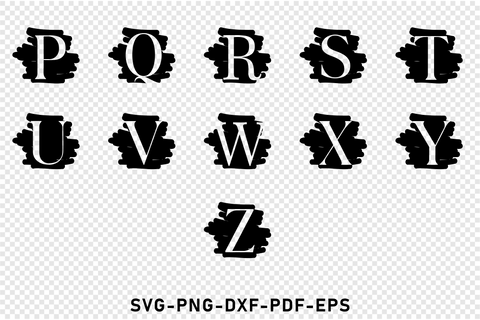 Distressed Font SVG Designs, Distressed Alphabet Monogram Letters, Keychain SVG Bundle, sublimation mug designs, Family Name Sign SVG D2PUTRI Designs 
