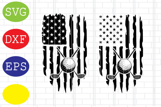 Distressed Golf American Flag Svg, Golf Svg, Golf team Svg, golf club Svg, Jpg, Eps, Dxf Files SVG DigitalSvgFiles 