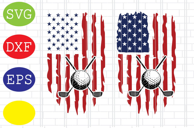 Distressed Golf American Flag Svg, Golf Svg, Golf team Svg, golf club Svg, Jpg, Eps, Dxf Files SVG DigitalSvgFiles 