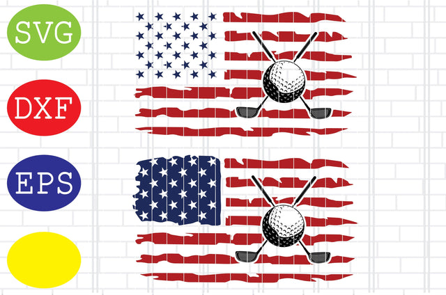 Distressed Golf American Flag Svg, Golf Svg, Golf team Svg, golf club Svg, Jpg, Eps, Dxf Files SVG DigitalSvgFiles 