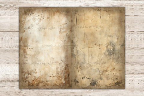 Distressed Junk Journal Pages | Blank Scrapbook Paper SVG GlamArtZhanna 