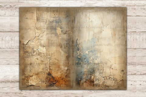 Distressed Junk Journal Pages | Blank Scrapbook Paper SVG GlamArtZhanna 
