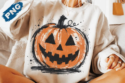 Distressed Pumpkin Png, Cute Pumpkin Stripes PNG, Fall Shirt Autumn Graphic Cozy Fall Sweatshirt Trending Fall Minimalist Mom kids children SVG DesignDestine 