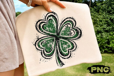 Distressed Shamrock St Patricks PNG Art SVG DesignDestine 