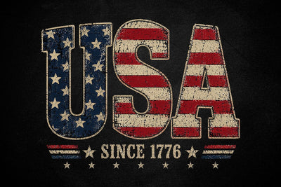 Distressed USA Flag PNG SVG DesignDestine 