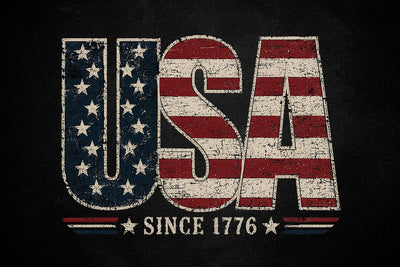 Distressed USA Flag PNG SVG DesignDestine 