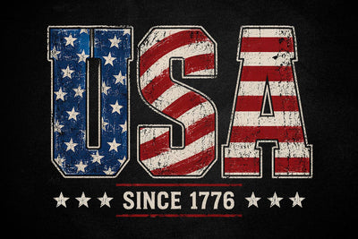 Distressed USA Flag PNG SVG DesignDestine 
