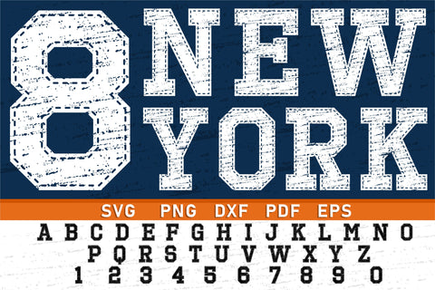 Distressed Varsity Font SVG Designs, Jersey Fonts SVG, Varsity Letters Alphabet Monogram SVG Bundle, College Fonts design, Sports Fonts and Numbers SVG D2PUTRI Designs 