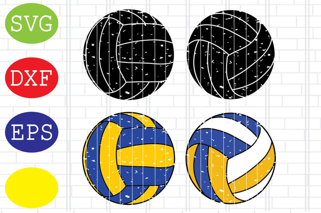 Distressed Volleyball Svg, Volleyball Svg, Volleyball Cut Files, Game Day Svg, Jpg, Eps, Dxf Files SVG DigitalSvgFiles 