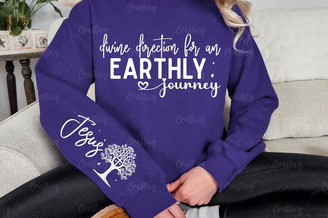 Divine direction for an earthly journey Sleeve SVG Design SVG Designangry 