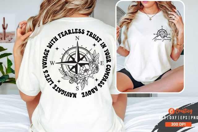 Divine journey Front and Back SVG T shirt Design SVG Designangry 