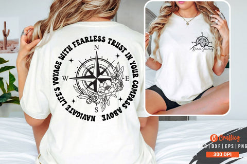 Divine journey Front and Back SVG T shirt Design SVG Designangry 