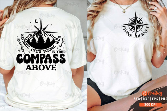 Divine journey Front and Back SVG T shirt Design SVG Designangry 