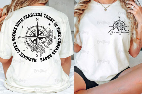 Divine journey Front and Back SVG T shirt Design SVG Designangry 