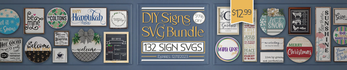 DIY Signs SVG Bundle