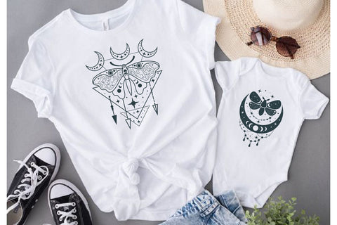 dle, Crystal, moon mystical, butterfly Celestial svg SVG dadan_pm 