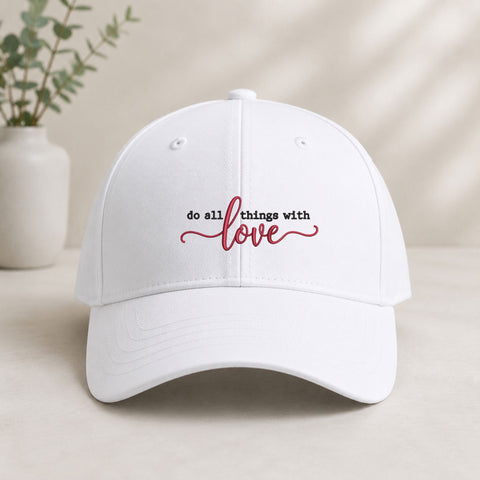 Do All Things With Love Quote Machine Embroidery Design – Inspirational Love Embroidery File Embroidery/Applique DESIGNS PatternFeed8 