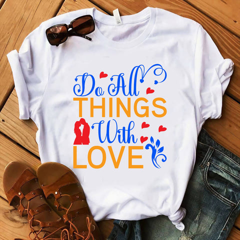 Do All Things With Love SVG DESIGN SVG Rafiqul20606 