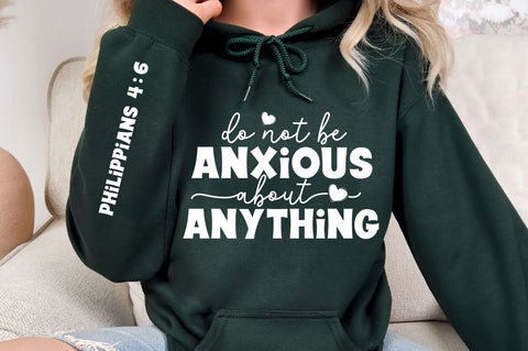 Do Not Be Anxious Sleeve SVG Design SVG Regulrcrative 