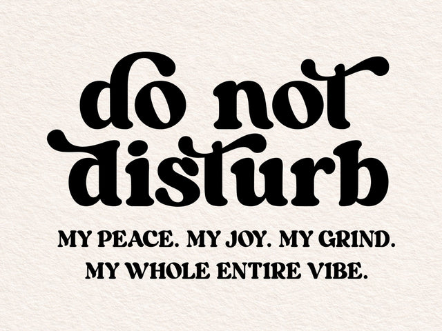 Do Not Disturb SVG, Funny Quote Svg, Cricut Silhouette SVG DesignDestine 