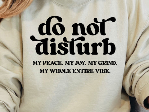 Do Not Disturb SVG, Funny Quote Svg, Cricut Silhouette SVG DesignDestine 