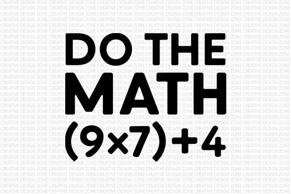 Do The Math Funny Math PNG SVG BillahCrafts 