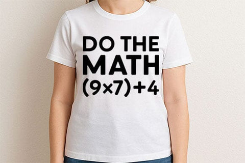 Do The Math Funny Math PNG SVG BillahCrafts 