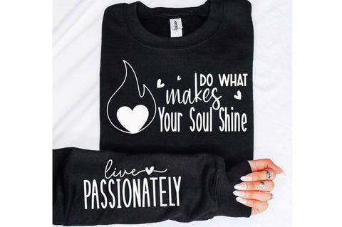 Do What Makes Sleeve SVG, Boho Inspirational SVG, Love Yourself SVG, Positive Quotes SVG Design SVG Regulrcrative 