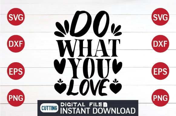 Do what you love SVG designer krishna 