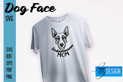 Doberman Mom SVG Design | Dog Mom SVG | SVG File | Print Design SVG Fly Design 