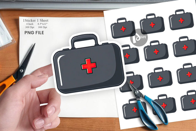 Doctor Bag Sticker Sublimation artnoy 