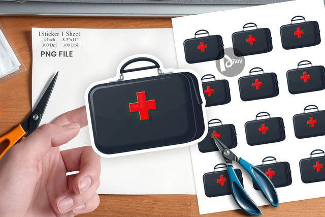 Doctor Coat Sticker Sublimation artnoy 