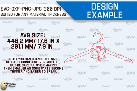 Doctor Hangers Laser Cut Bundle. Doctor Clothes Hangers SVG SVG Evgenyia Guschina 