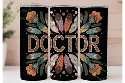 Doctor Tumbler Wrap 20oz Sublimation PixelChick 